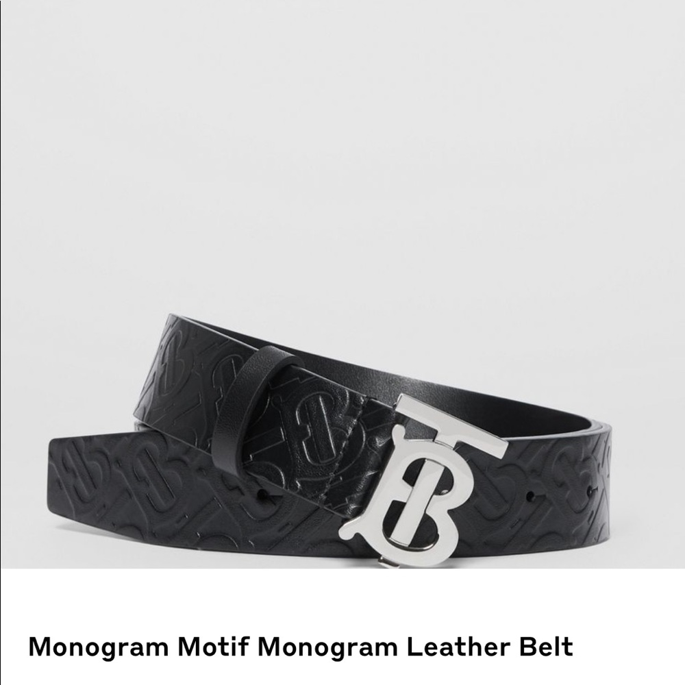 100% Authentic Men Burberry Belt